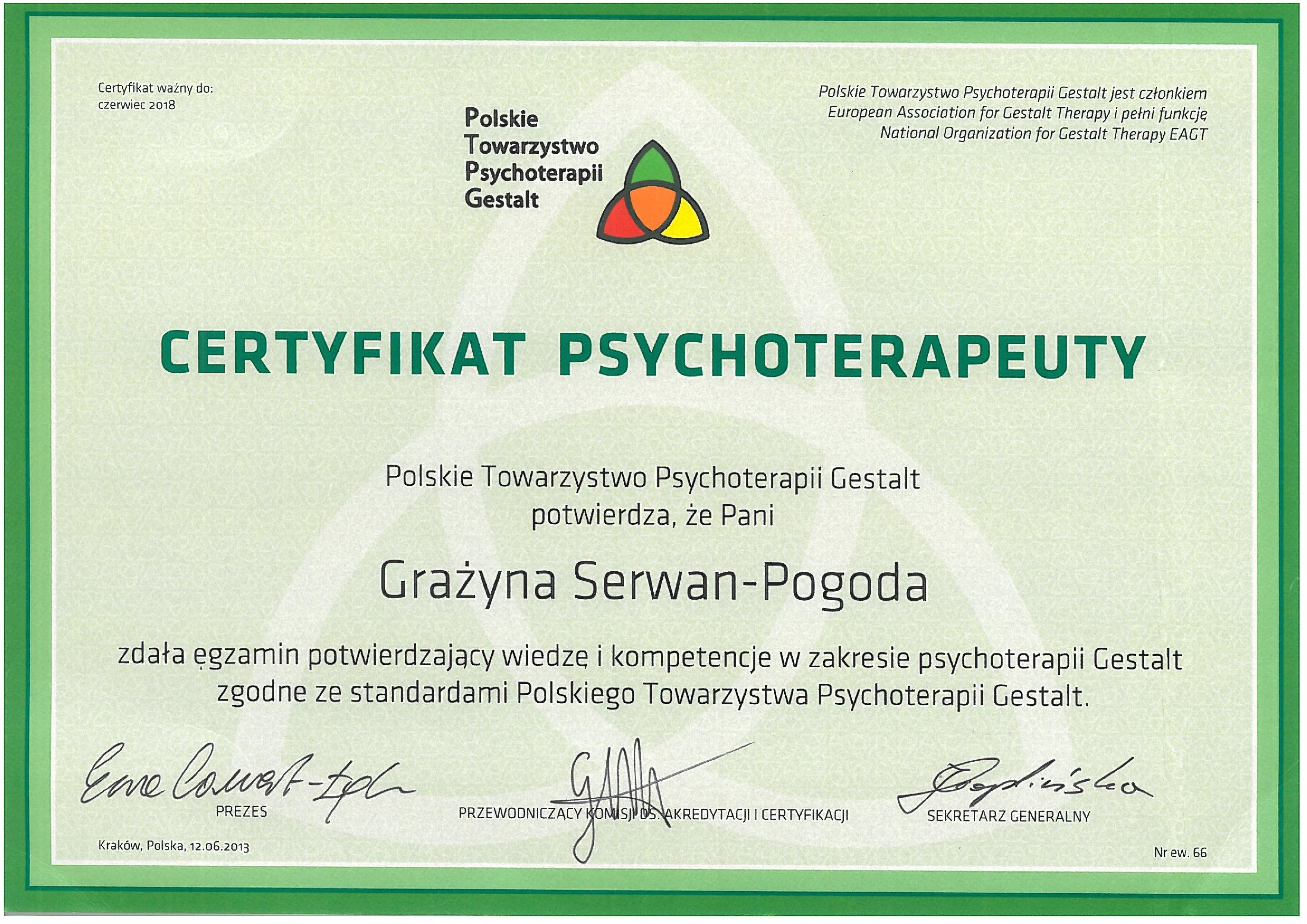 certificate two